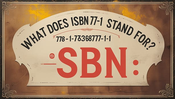 What Does ISBN 978-1-7368771-1-1 Stand For